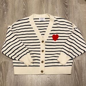 NWOT Old Navy Striped Cardigan Petite L